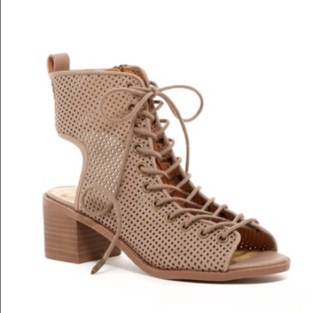 NEW Girls Dolce Vita Luna Peep Toe Bootie Sandal